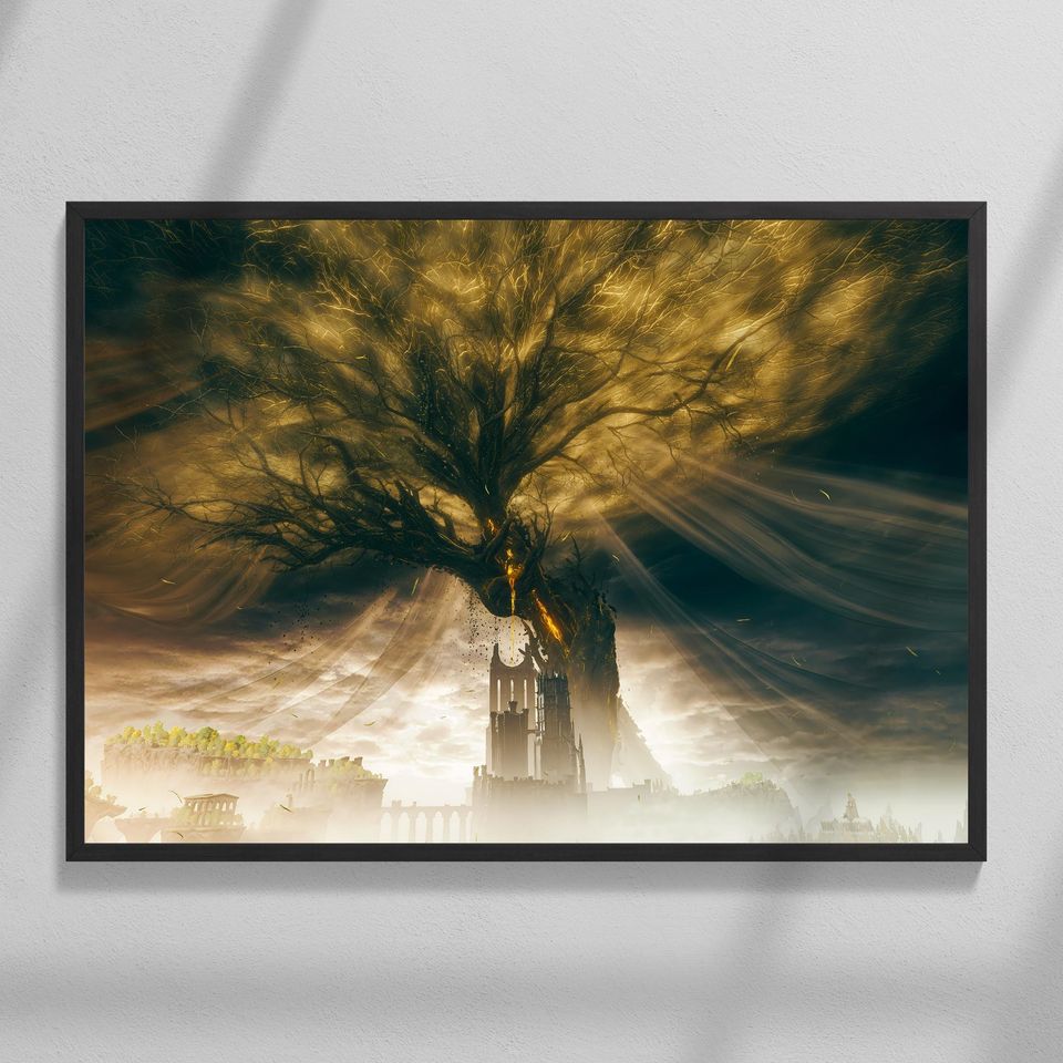 Elden Ring Erdtree Gaming Poster 2 | Wall Art | Home Decor | Gaming Poster | Gaming Gift