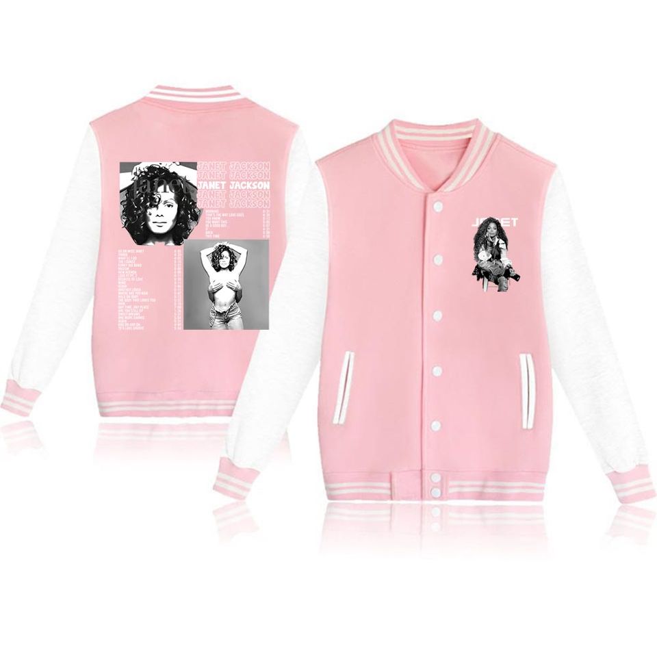 Janet Jackson Together Again Summer 2024  Baseball Jacket