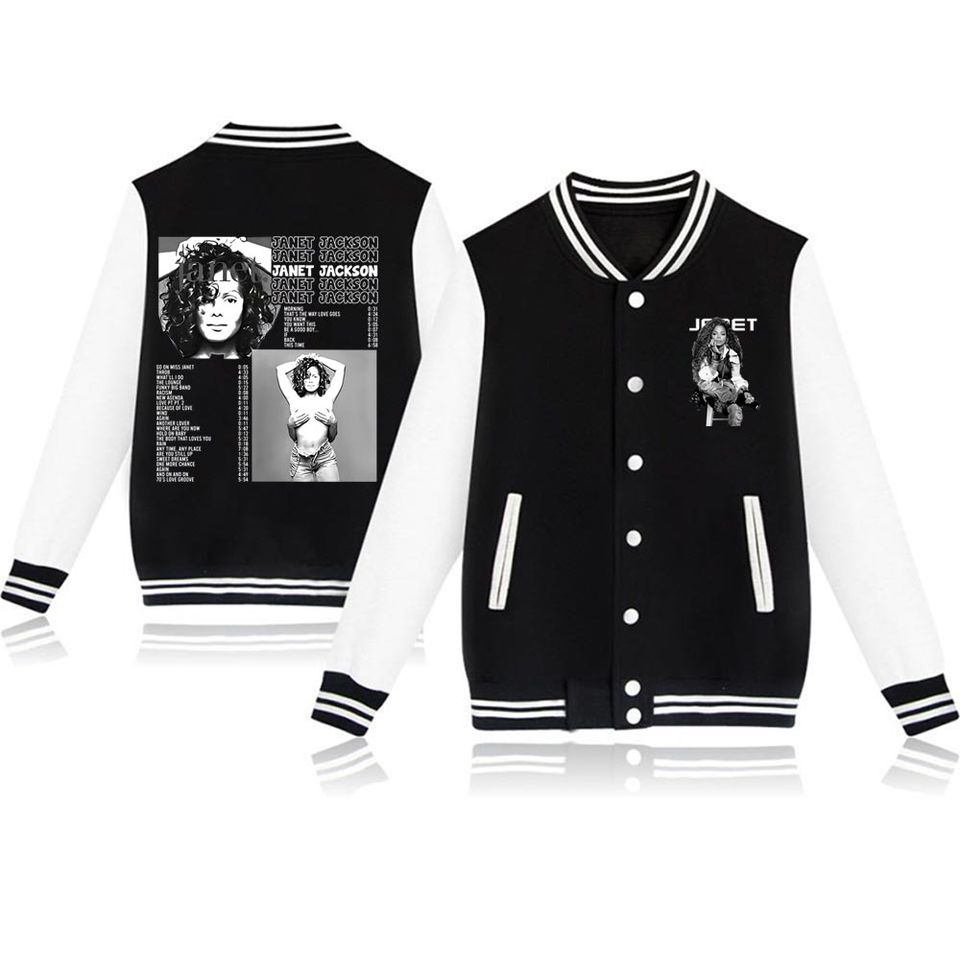 Janet Jackson Together Again Summer 2024  Baseball Jacket