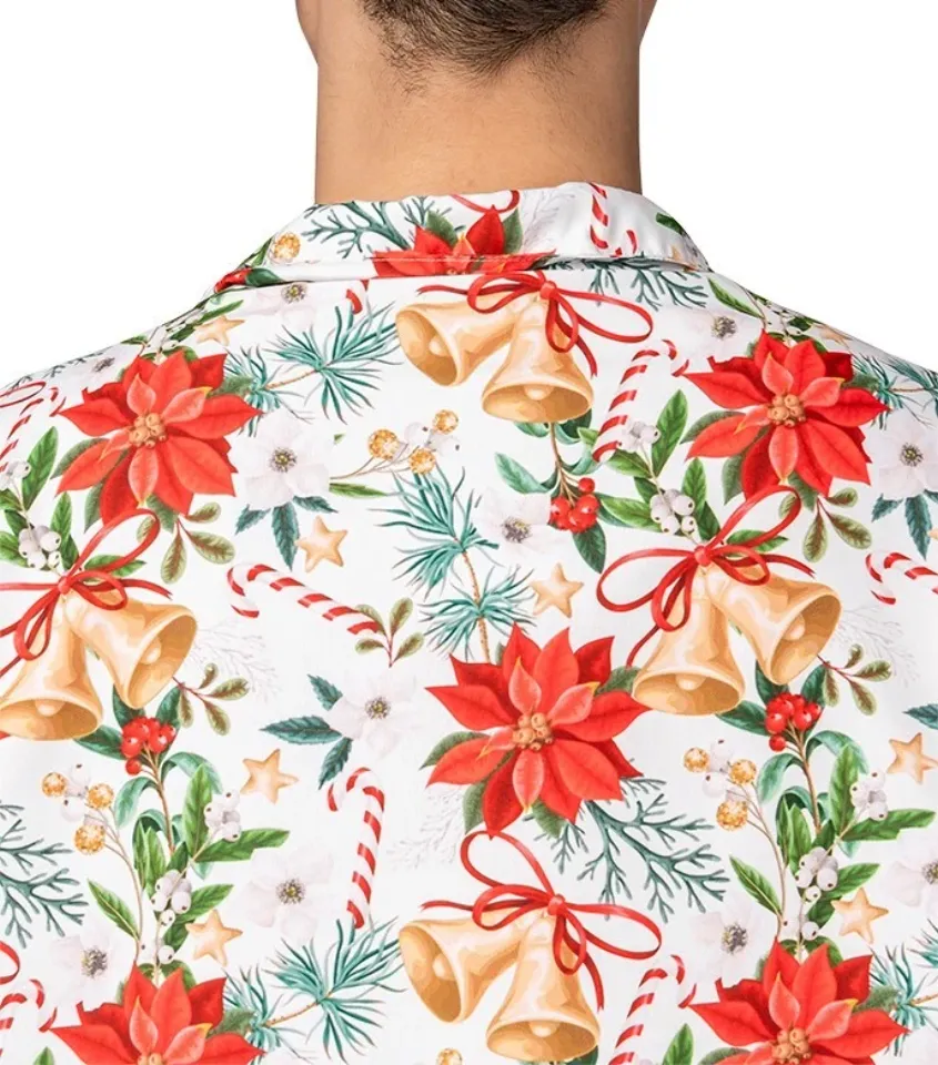 Kentucky ​Derby Horse Racing Equestrian Hawaiian Shirt Men's Casual Short Sleeve