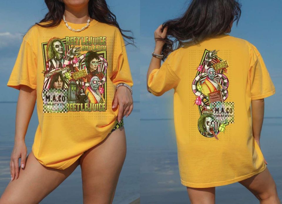 Beetlejuice Halloween Tshirt beetleguise shirt merch