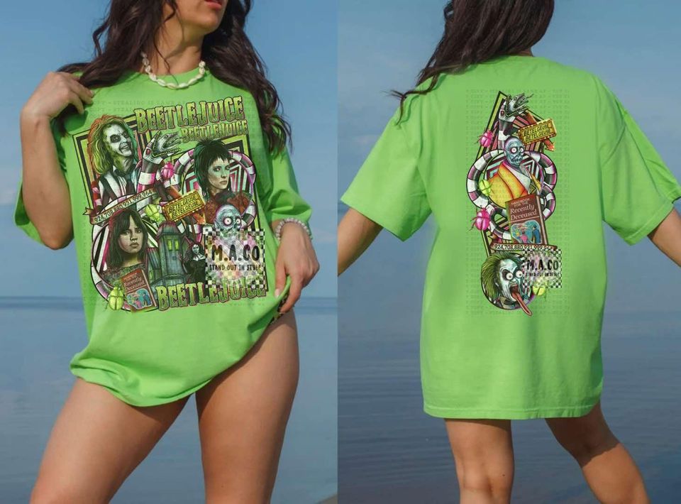 Beetlejuice Halloween Tshirt beetleguise shirt merch