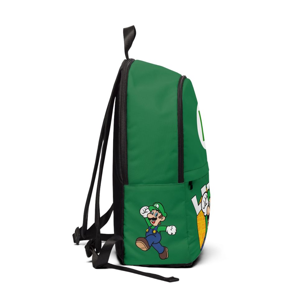 Brother Luigi Unisex Fabric Backpack