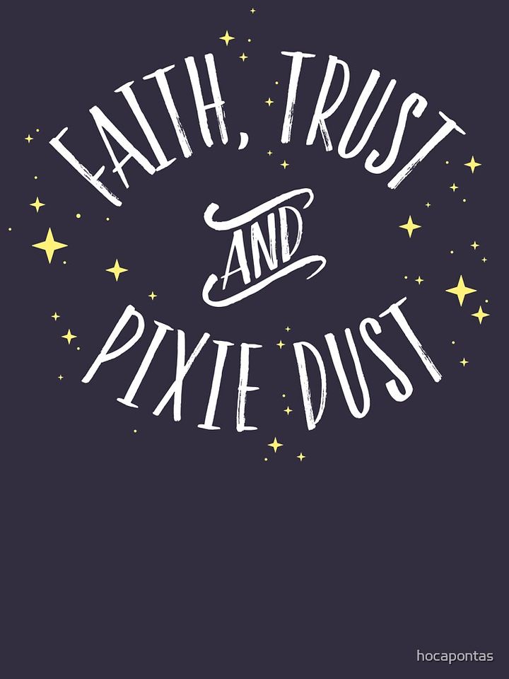 Faith Trust and Pixie Dust // Peter Pan Tshirt Fitted Scoop T-Shirt