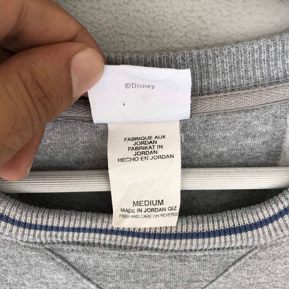 Vintage Eeyore Grey Sweatshirt Size Medium Eeyore