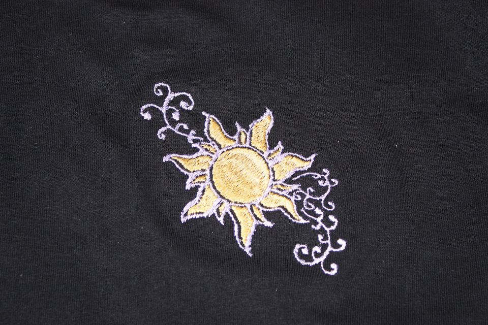 Disney Tangled Embroidered Sweatshirt | Rapunzel Sundrop Flower