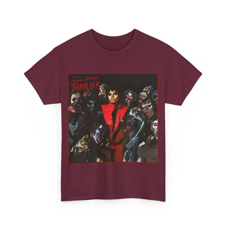 Michael Jackson Thriller T Shirt Unisex Heavy Cotton Tee