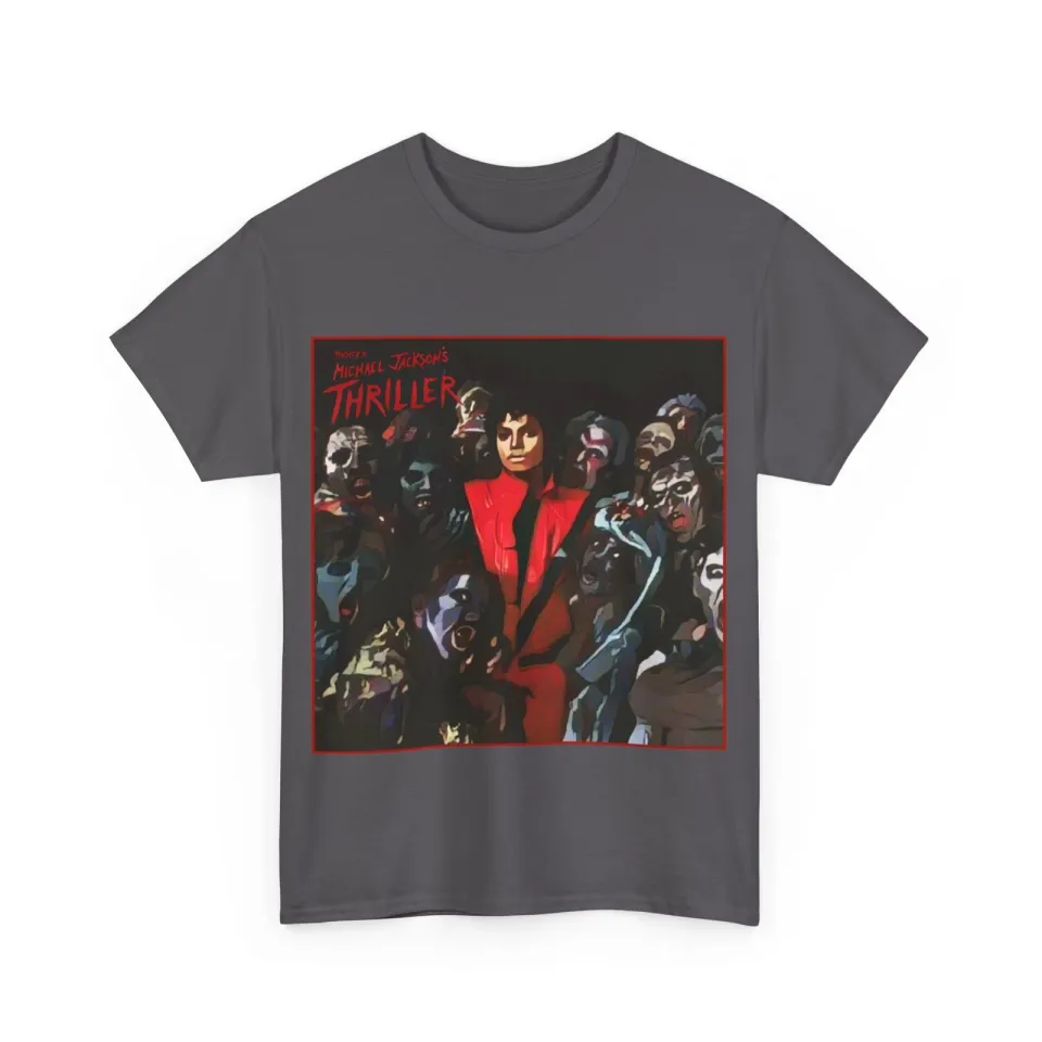 Michael Jackson Thriller T Shirt Unisex Heavy Cotton Tee