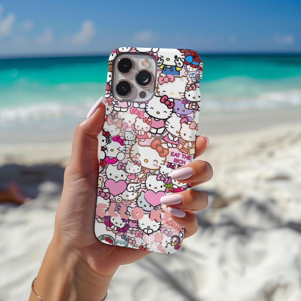 Hello Kitty Collage iPhone Phone Case, Lovely iPhone Case