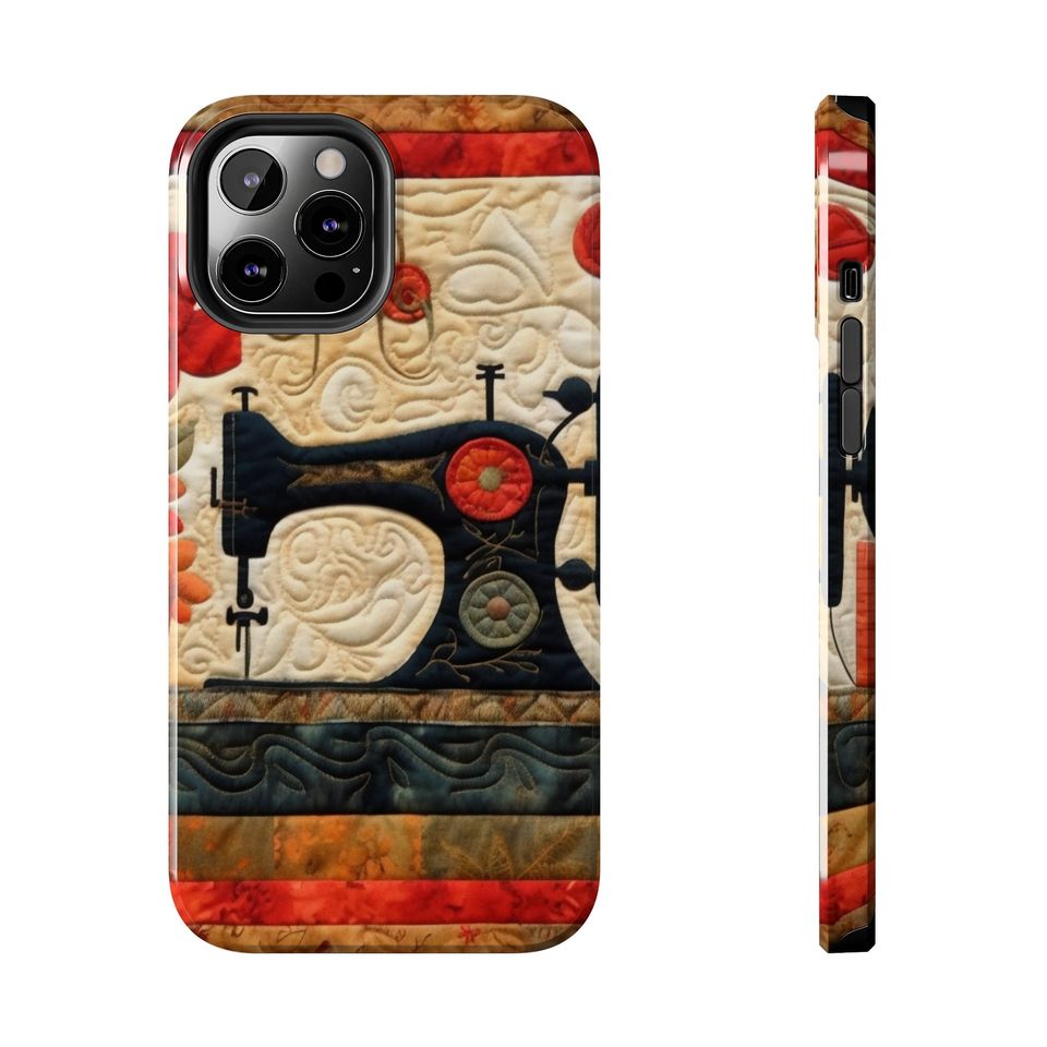 Sewing Machine Quilt: A Crafted Design Homage to Stitching