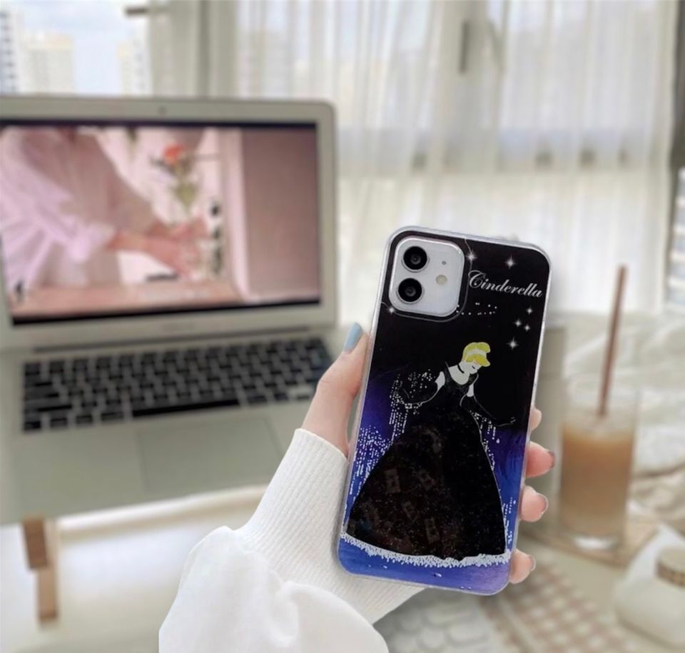 Cinde iPhone Case , Glitter, Heart, And Bling Fall Dress