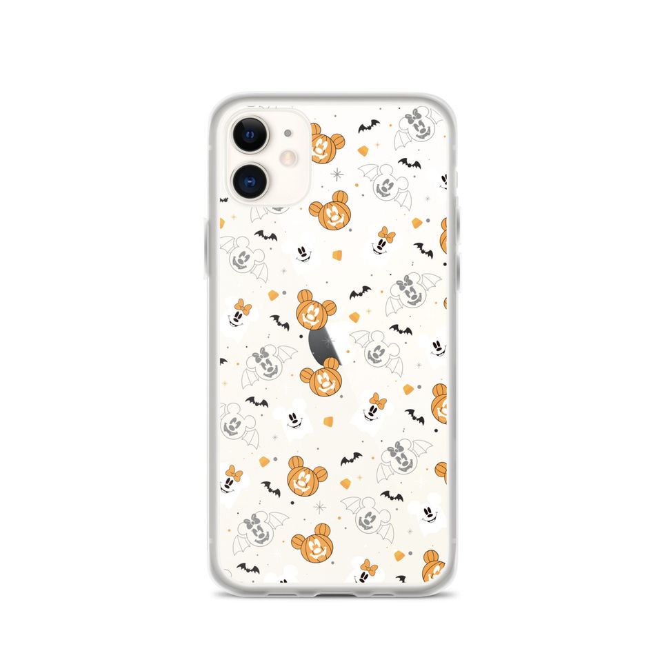 Disney Halloween Pattern iPhone   | Mickey Mouse & Minnie Mouse