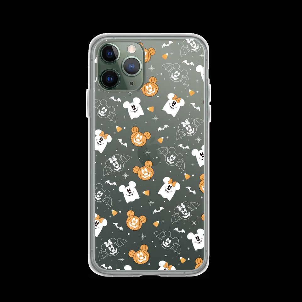 Disney Halloween Pattern iPhone   | Mickey Mouse & Minnie Mouse