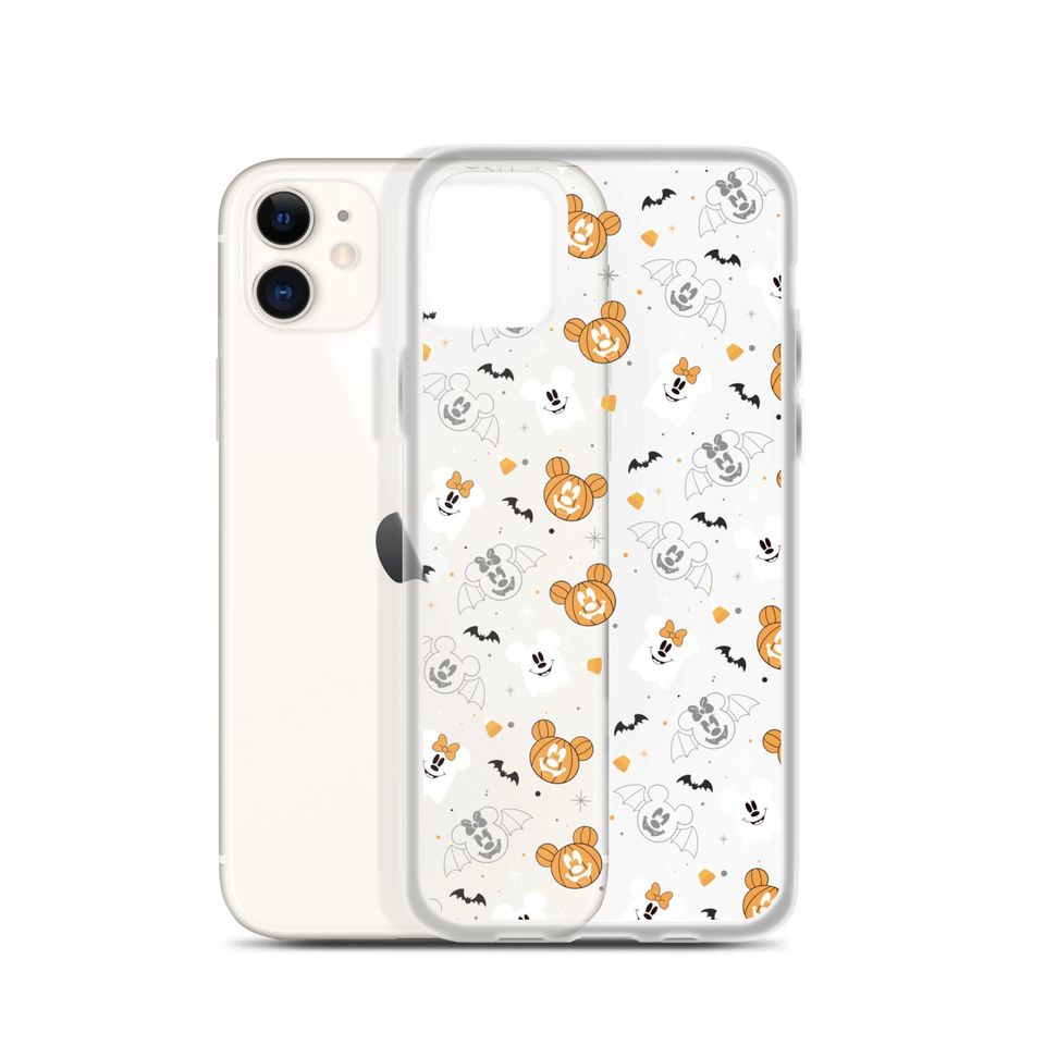Disney Halloween Pattern iPhone   | Mickey Mouse & Minnie Mouse