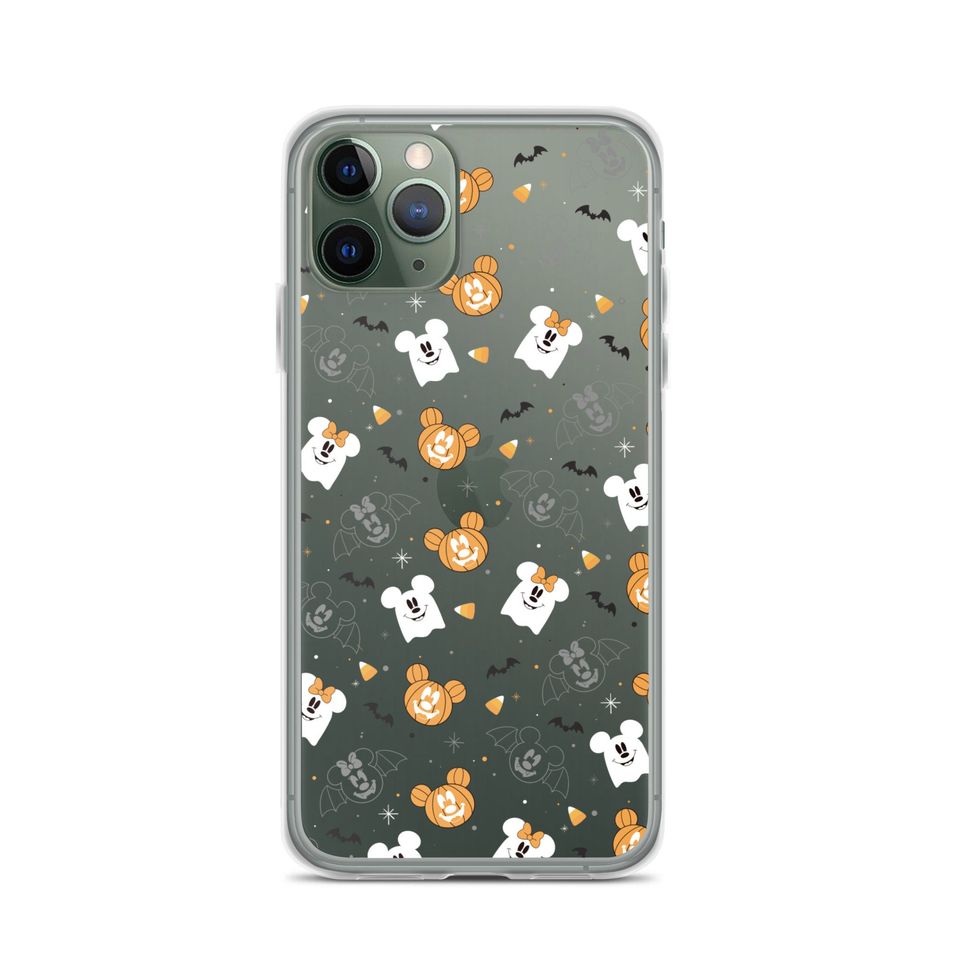Disney Halloween Pattern iPhone   | Mickey Mouse & Minnie Mouse
