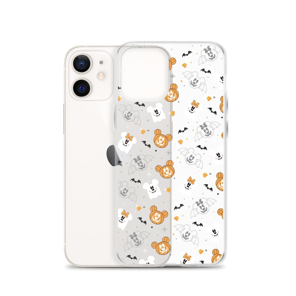 Disney Halloween Pattern iPhone   | Mickey Mouse & Minnie Mouse