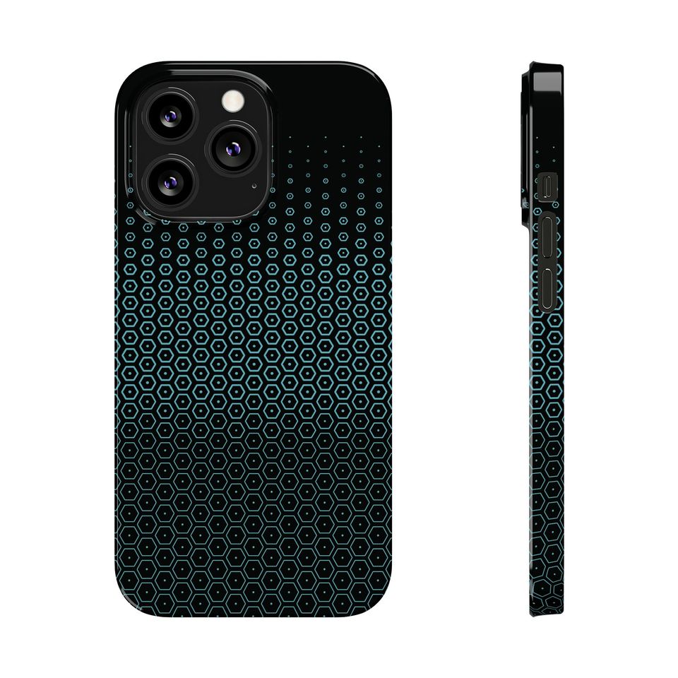 TRON Lightcycle / Run Queue Glass Pattern Slim Phone Cases for iPhone