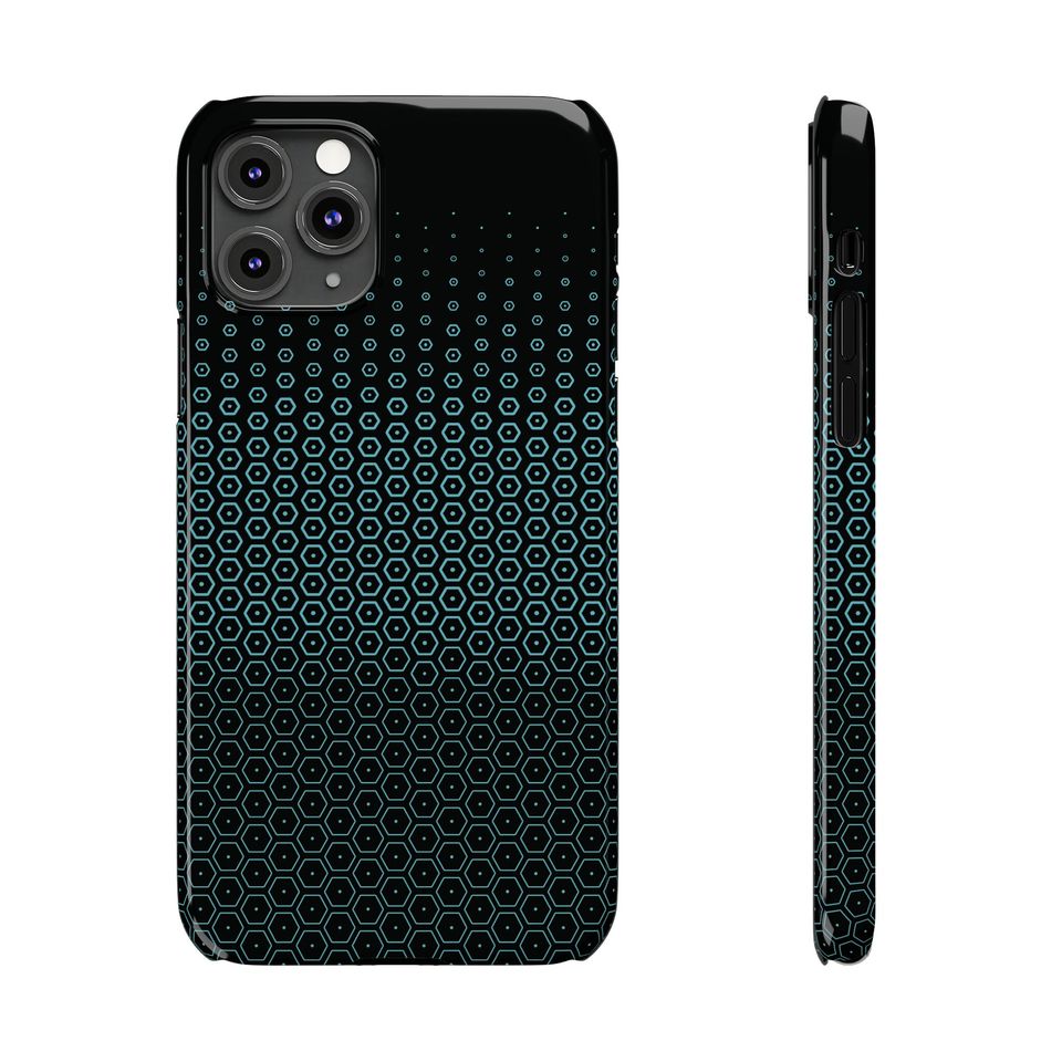 TRON Lightcycle / Run Queue Glass Pattern Slim Phone Cases for iPhone