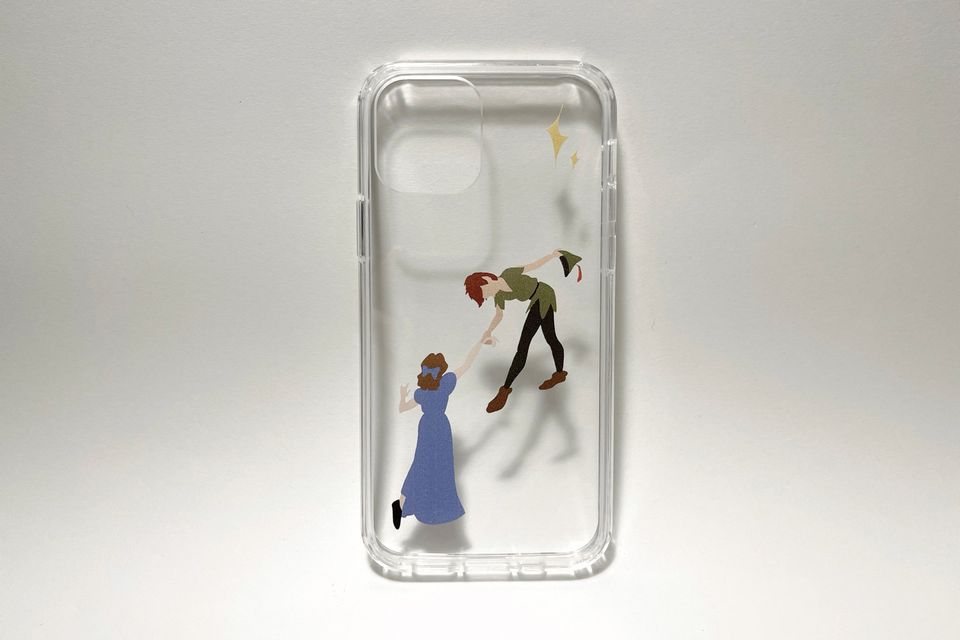 Peter and Wendy Clear iPhone Case | Peter Pan iPhone Case   Gift Packaging Available