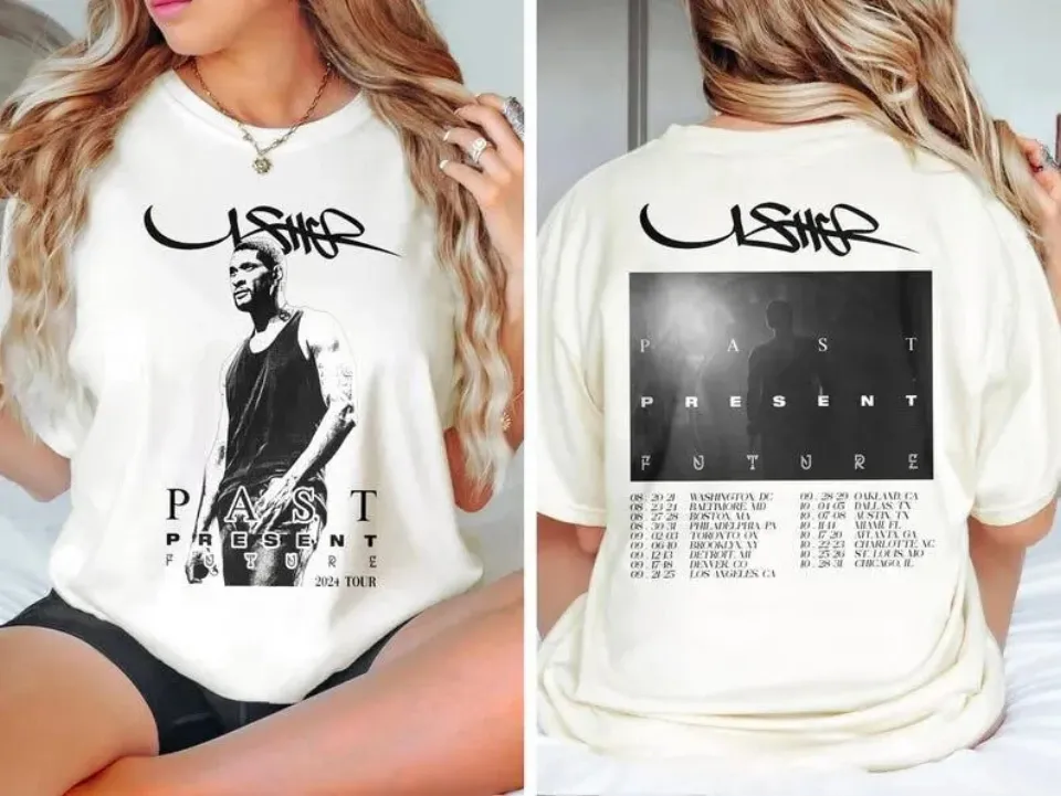 Usher Past Present Future Tour 2024 t-Shirt