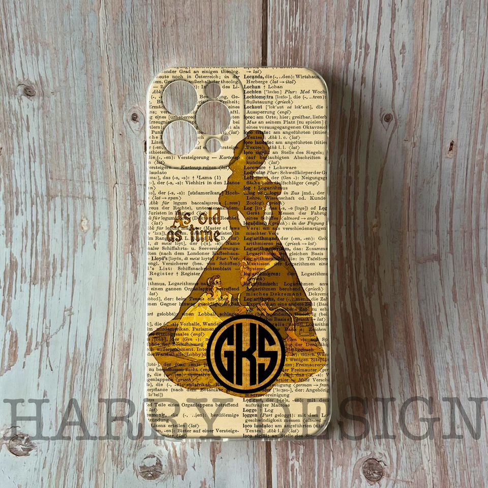 Beauty and the Beast Monogram iPhone