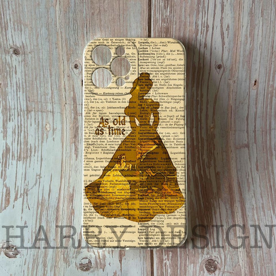 Beauty and the Beast Monogram iPhone