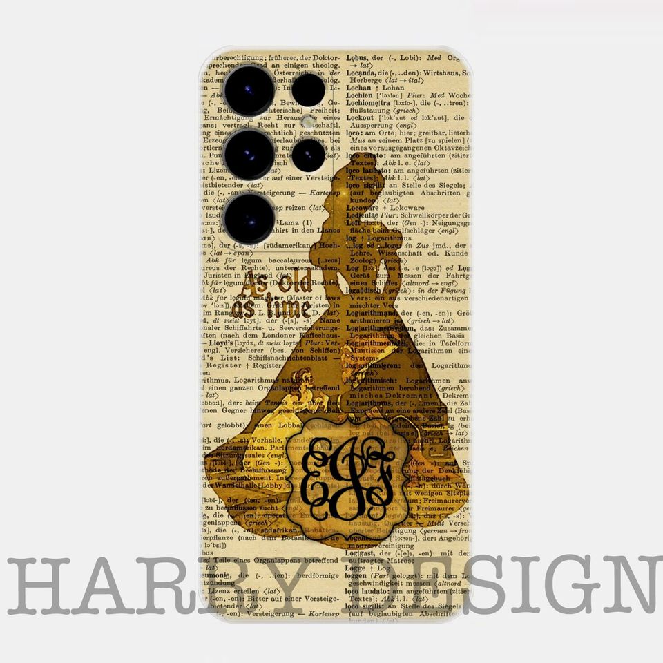 Beauty and the Beast Monogram iPhone