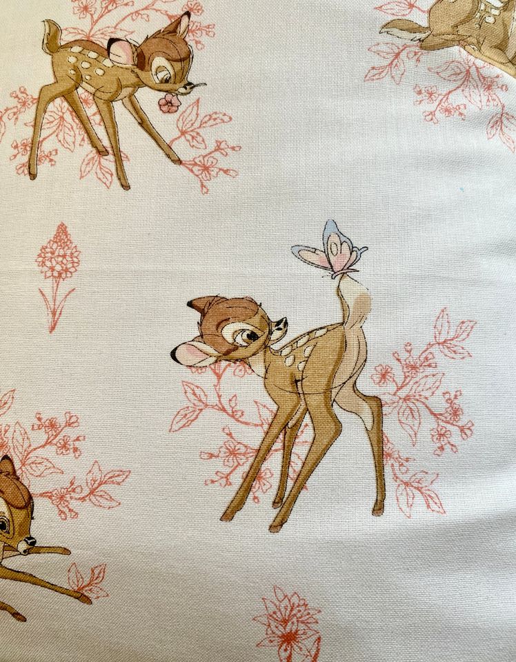 Bambi Cushion Cover | Cute Deer Print | Home Decor | Handmade