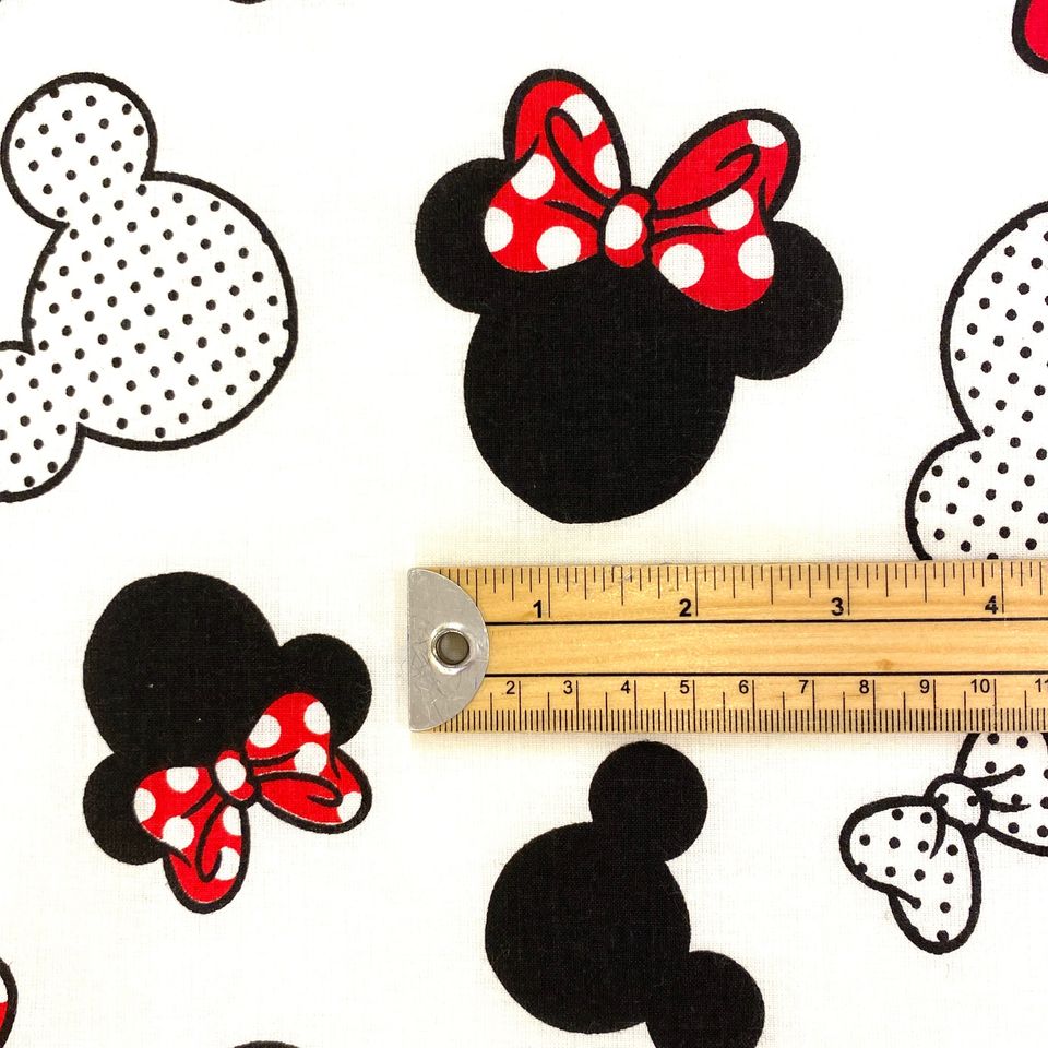 Handmade 100% Cotton Cushion Cover - Minnie Mouse