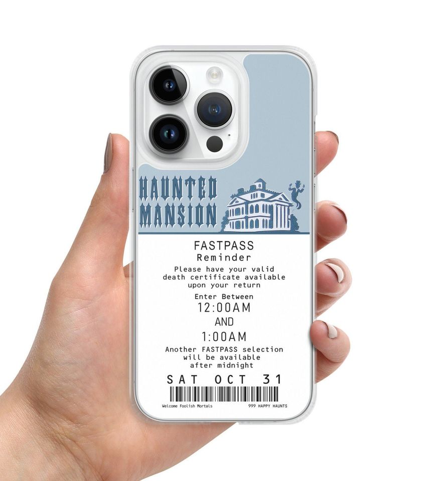 iPhone Case Haunted Mansion Fastpass