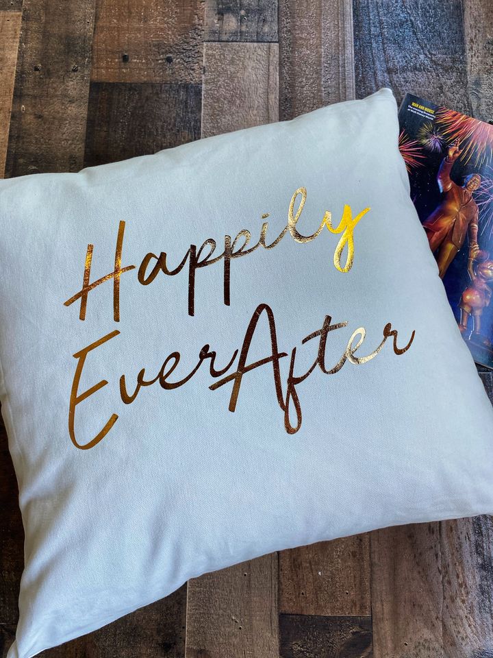Happily Ever After Throw Pillow Cover / Pillowcase / Pillow Sham