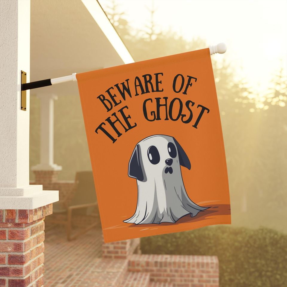 Halloween Garden Flag, Printable Design, Halloween Banner