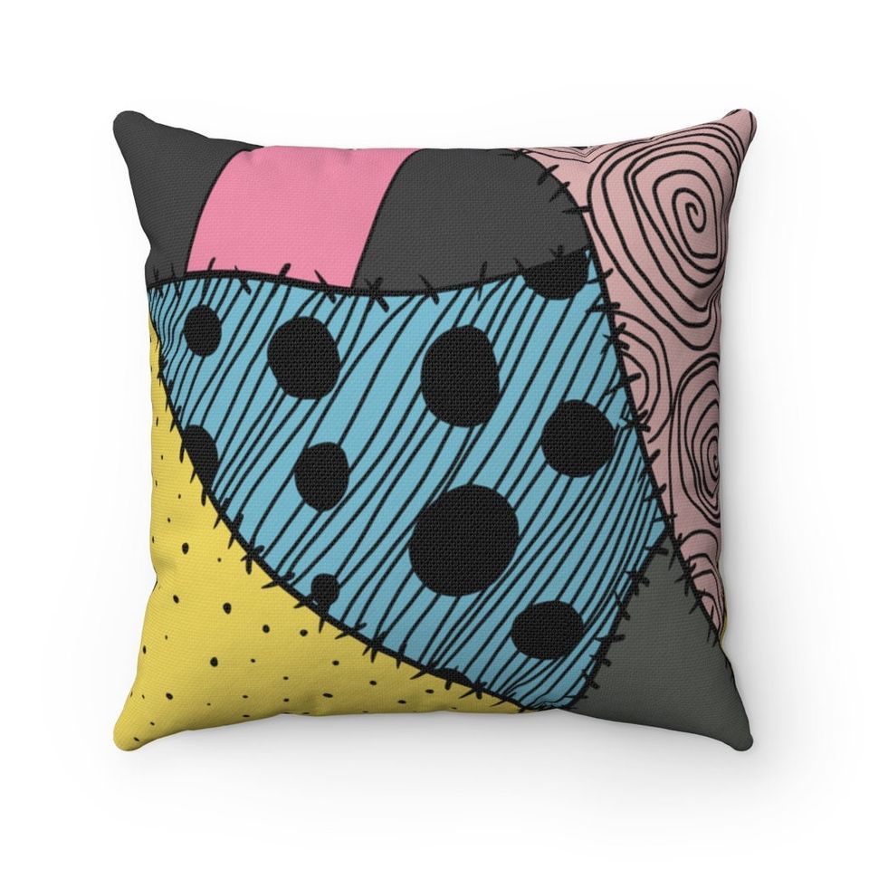 Sally and Jack Skellington Pillow Cover Design, 4 Size Options