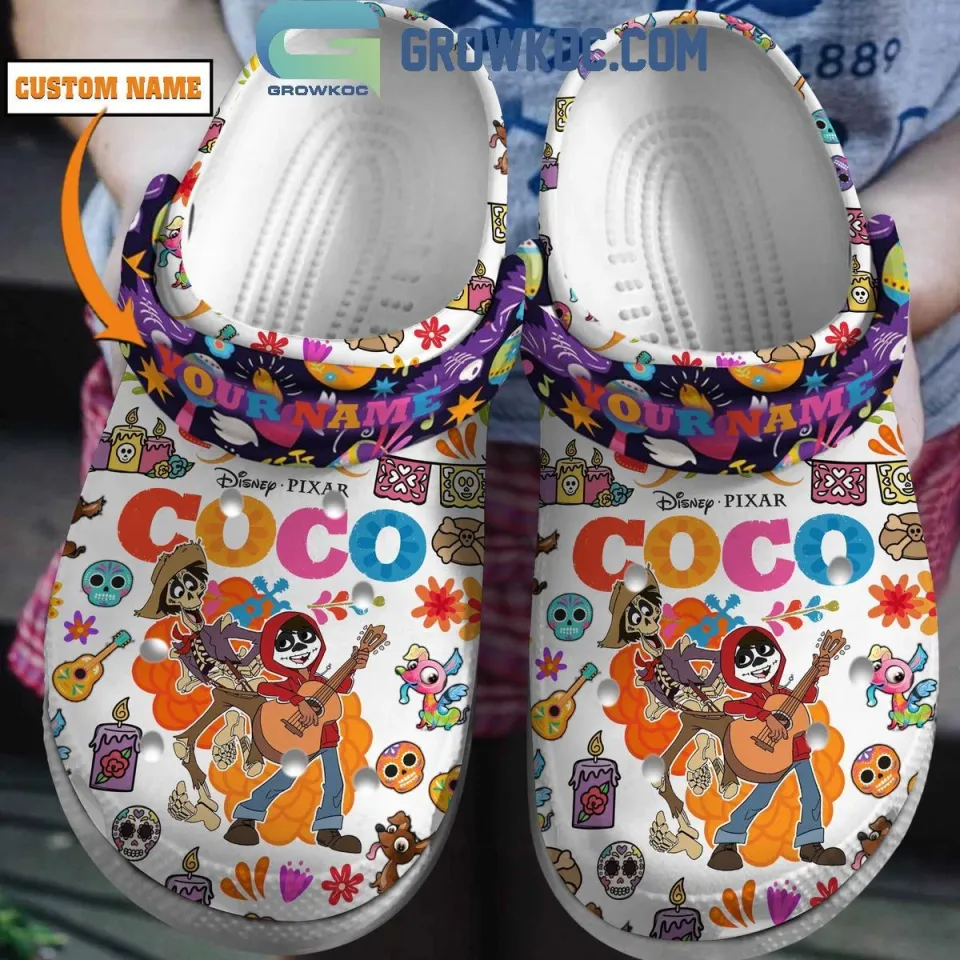 Coco Of Disney And Pixar Personalized Clogs