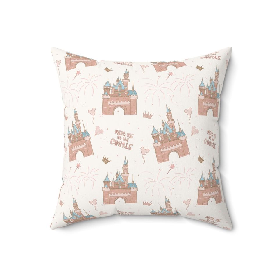 Castle Square Decorative Pillow