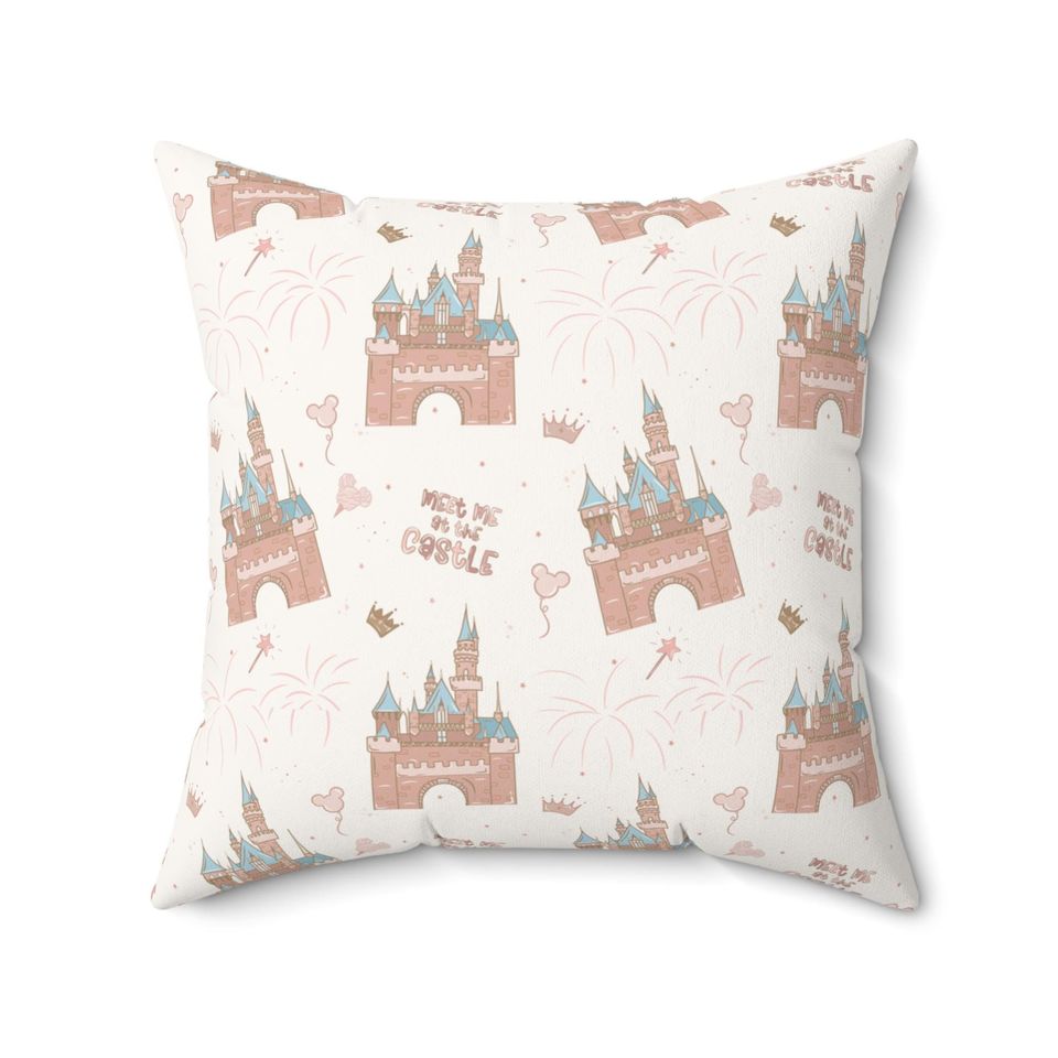 Castle Square Decorative Pillow