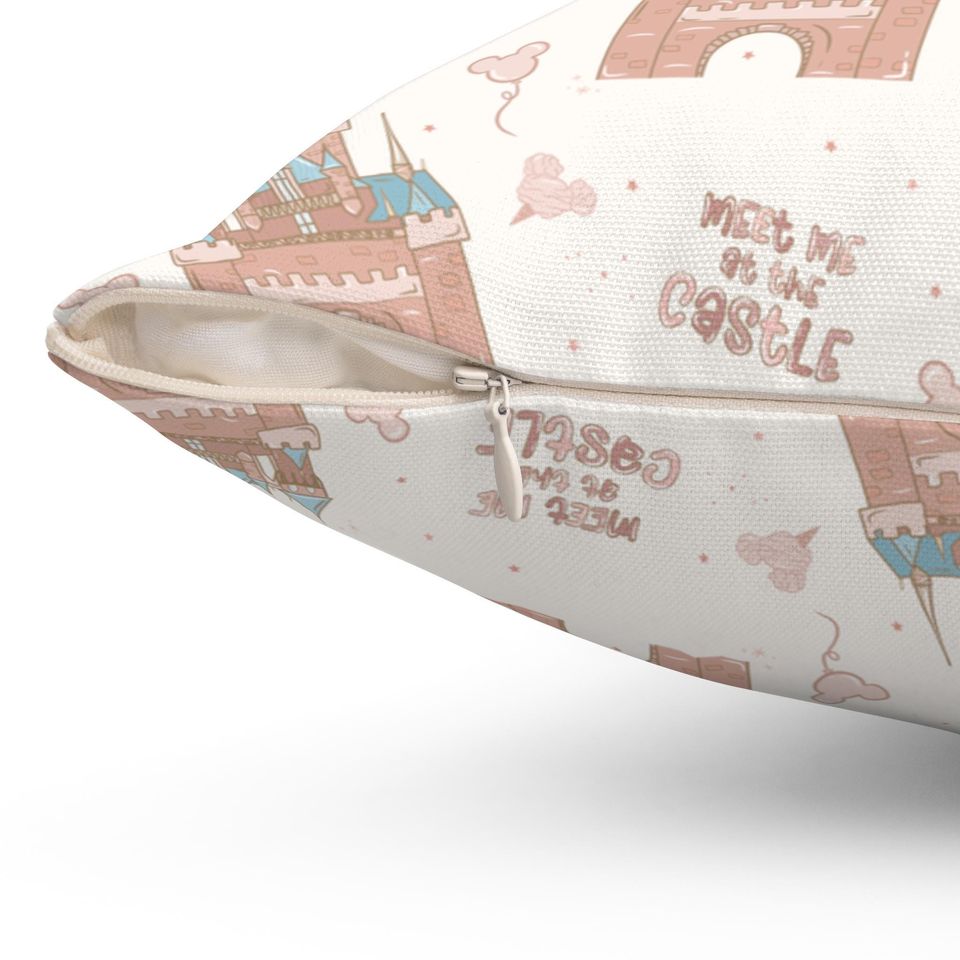 Castle Square Decorative Pillow