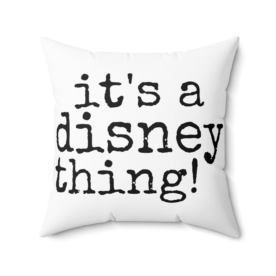 Spun Polyester Square Pillow Painting of Disney ~Mickey Mouse