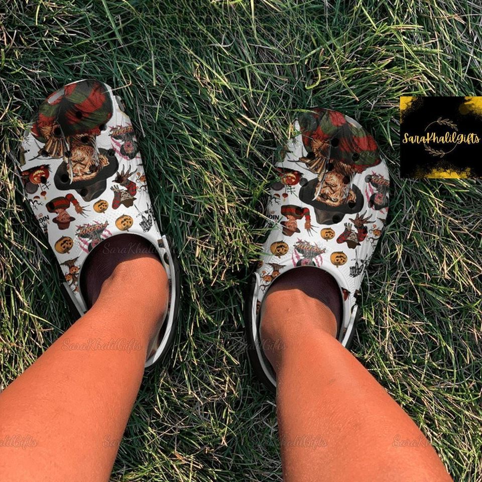 Halloween Freddy Sandals, Nightmare On Elm Street Casual Shoes, Horror Movie Shoes