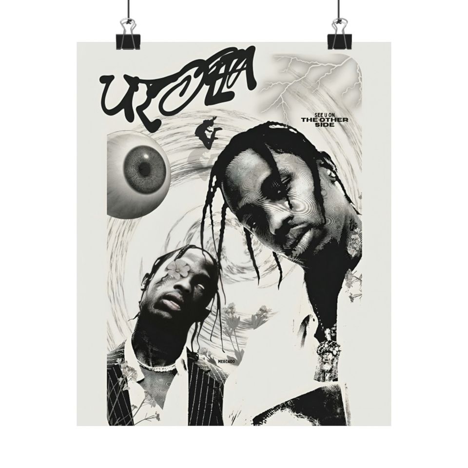 Travis - Poster | Rap Poster, Hip-Hop Poster