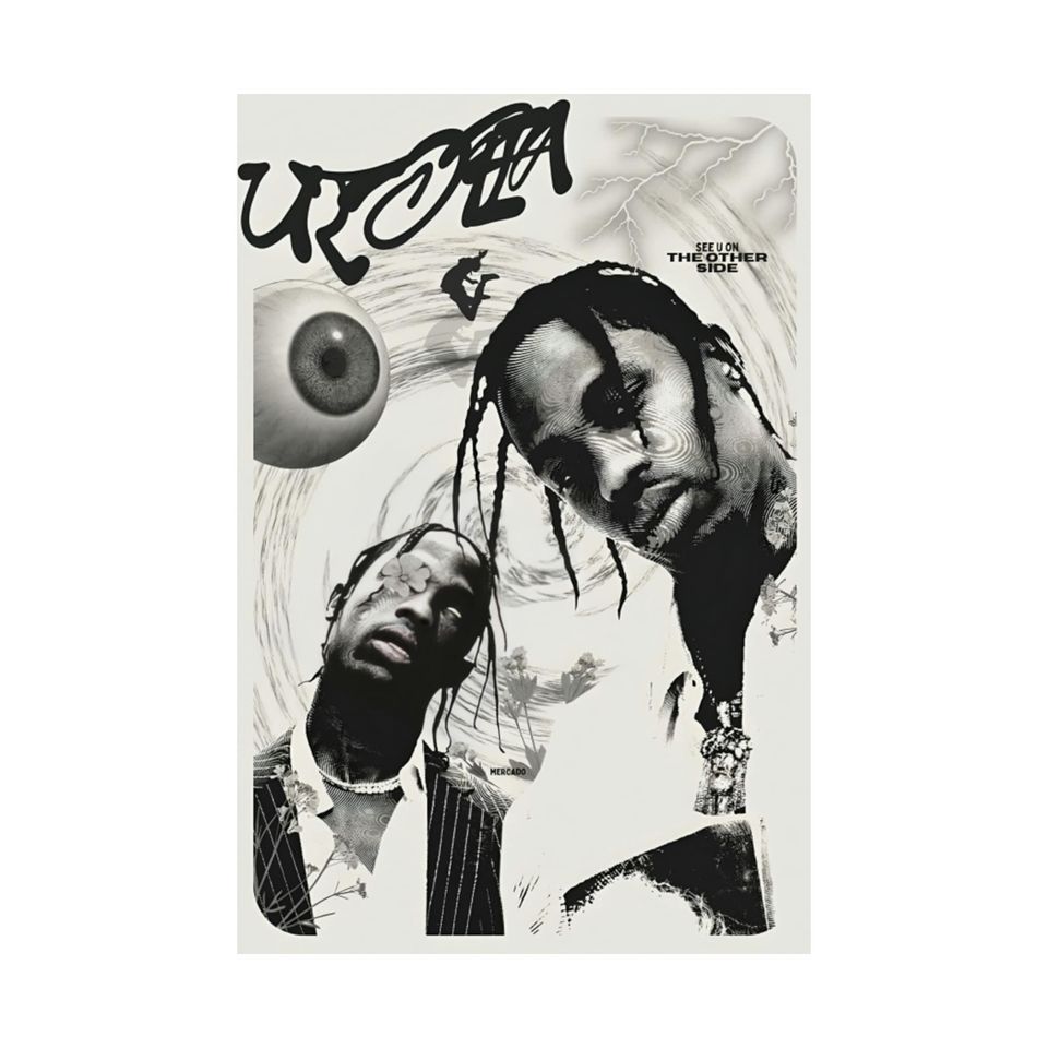 Travis - Poster | Rap Poster, Hip-Hop Poster