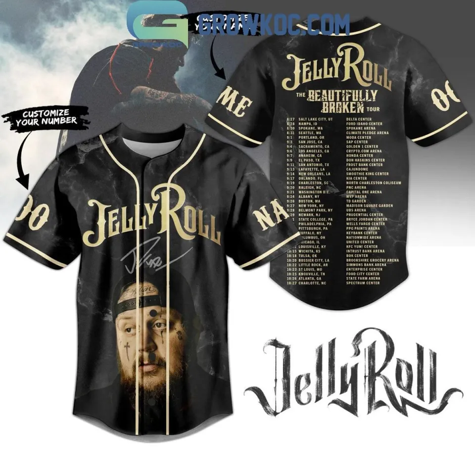 Jelly Roll Ready For The Tour 2024 Personalized Baseball Shirt
