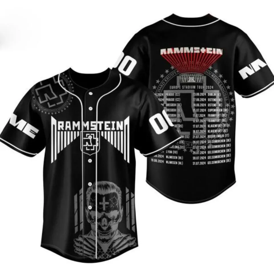 Ramms Europe Stadium Tour 2024 Baseball Jersey