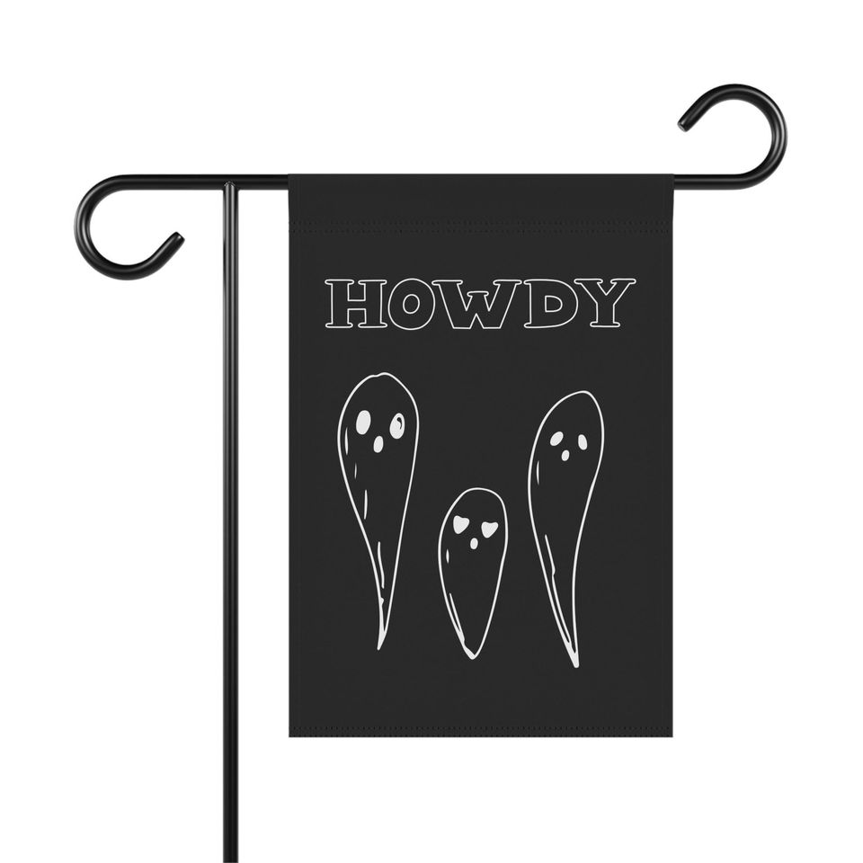 Halloween Decor Garden Flag with 3 Ghost Halloween Fall Garden Flag