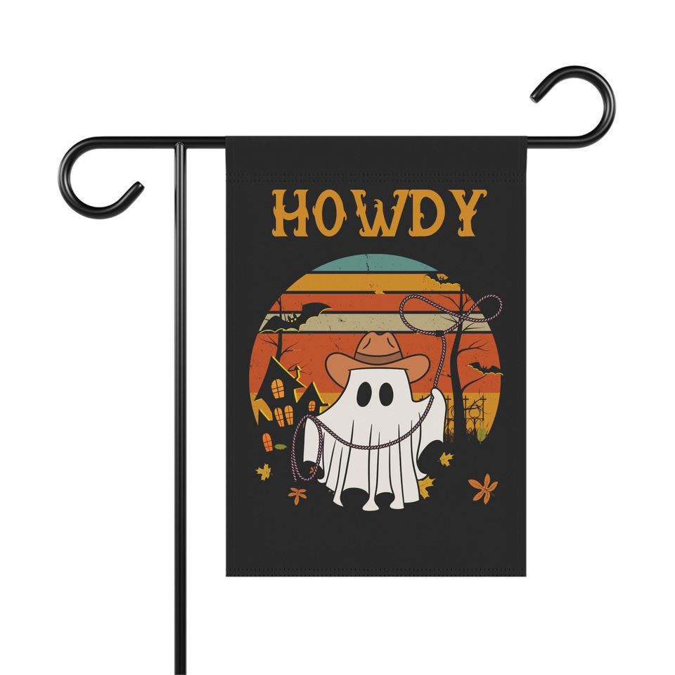 Halloween Garden Flag | Halloween Yard Decor | Fall Flag | Flag howdy