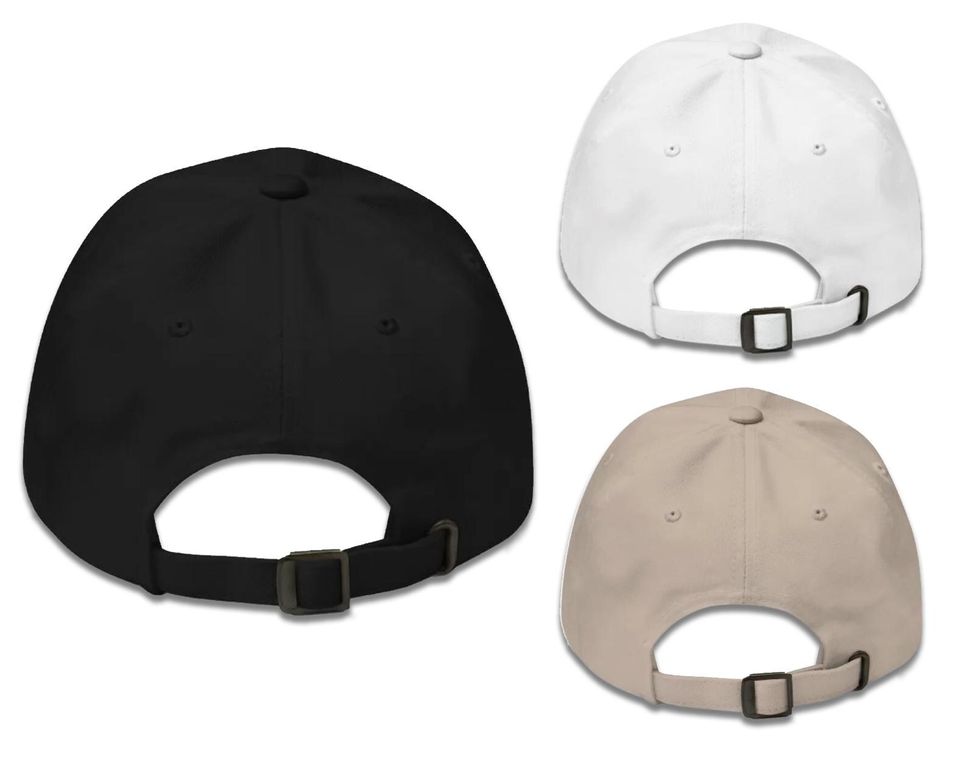 Ghost with Coffee Embroidered Adjustable Relaxed Fit Hat, Ghost Hat