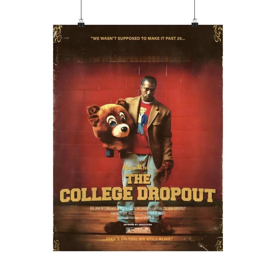 Kanye West - Poster | Rap Poster, Hip-Hop Poster