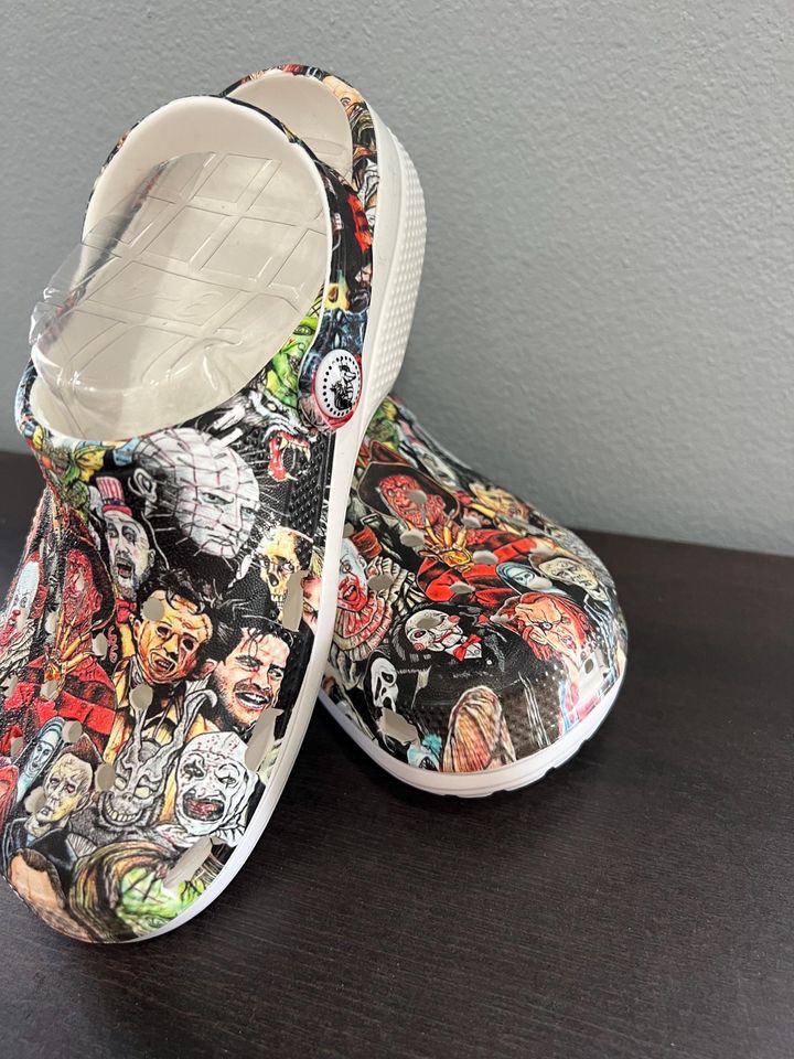 horror killer clog style shoes