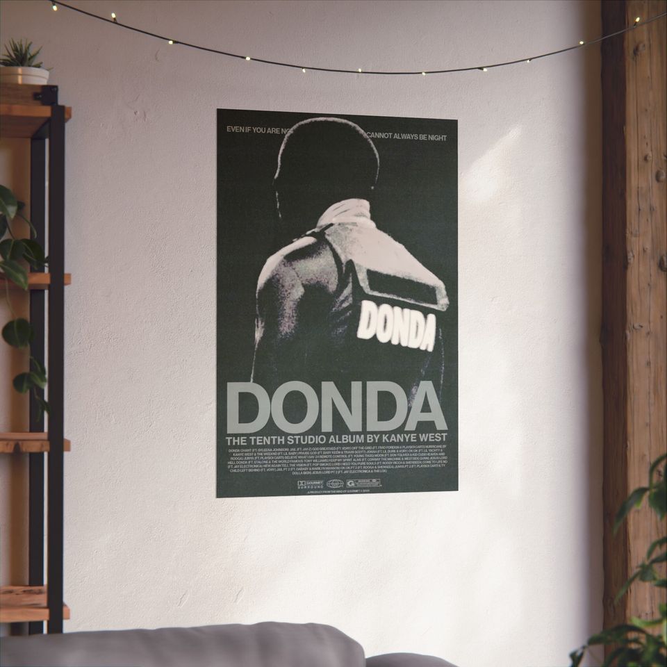 Kanye West - Poster | Rap Poster, Hip-Hop Poster