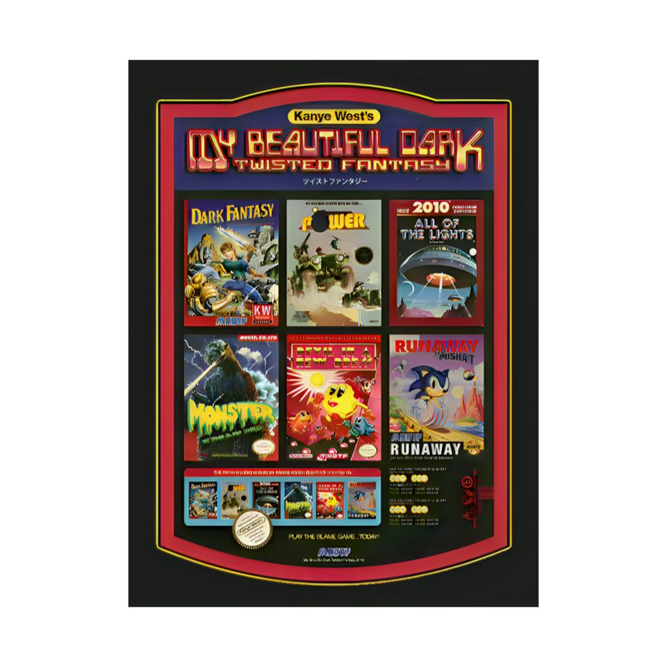 Kanye West - Poster | Rap Poster, Hip-Hop Poster